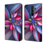 Custodia per telefono in pelle protettiva antiurto Crystal 3D, For Xiaomi Redmi Note 8 Pro