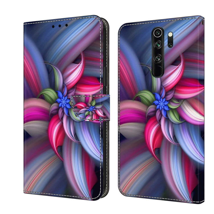 Custodia per telefono in pelle protettiva antiurto Crystal 3D, For Xiaomi Redmi Note 8 Pro