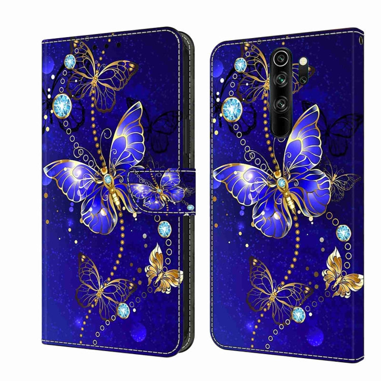 Custodia per telefono in pelle protettiva antiurto Crystal 3D, For Xiaomi Redmi Note 8 Pro