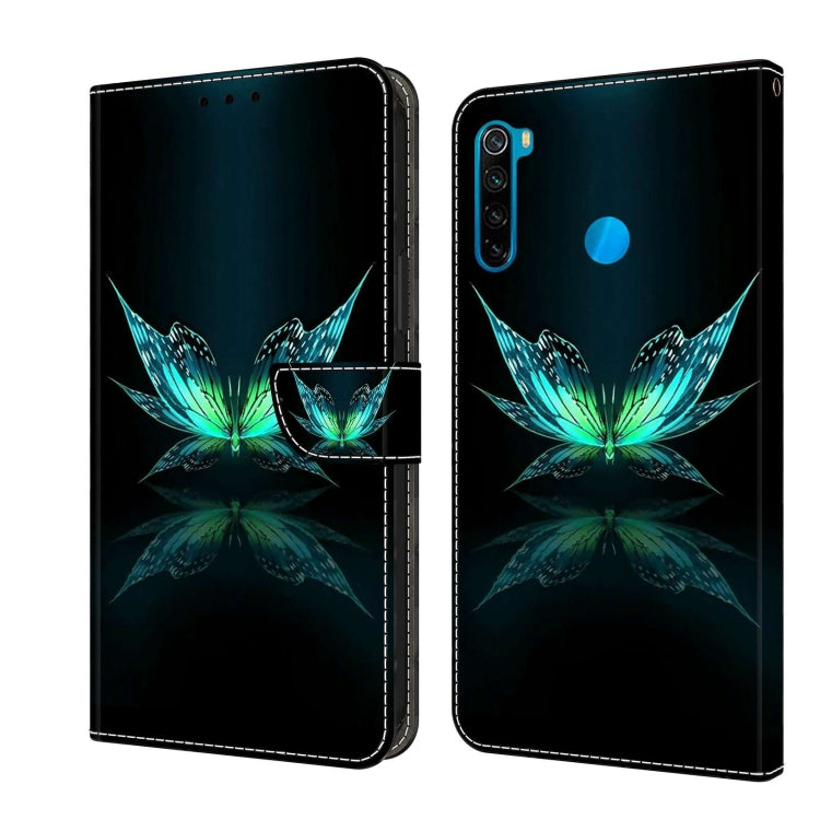 Custodia per telefono in pelle protettiva antiurto Crystal 3D, For Xiaomi Redmi Note 8T
