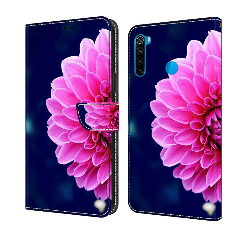 Custodia per telefono in pelle protettiva antiurto Crystal 3D, For Xiaomi Redmi Note 8T