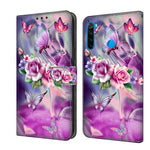 Custodia per telefono in pelle protettiva antiurto Crystal 3D, For Xiaomi Redmi Note 8T