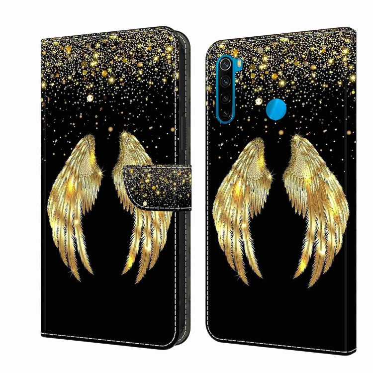 Custodia per telefono in pelle protettiva antiurto Crystal 3D, For Xiaomi Redmi Note 8T