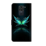 Custodia per telefono in pelle protettiva antiurto Crystal 3D, For Xiaomi Redmi Note 9