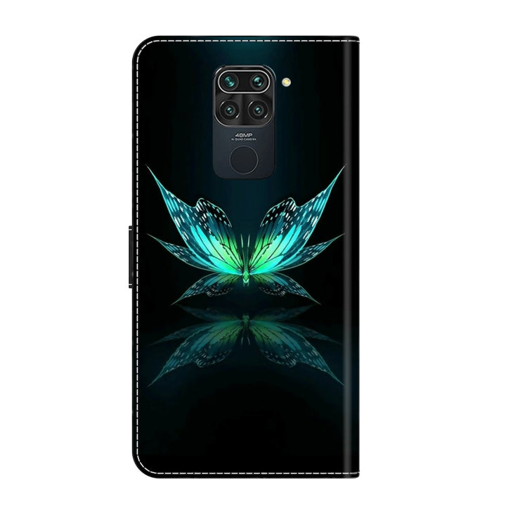 Custodia per telefono in pelle protettiva antiurto Crystal 3D, For Xiaomi Redmi Note 9