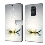 Custodia per telefono in pelle protettiva antiurto Crystal 3D, For Xiaomi Redmi Note 9