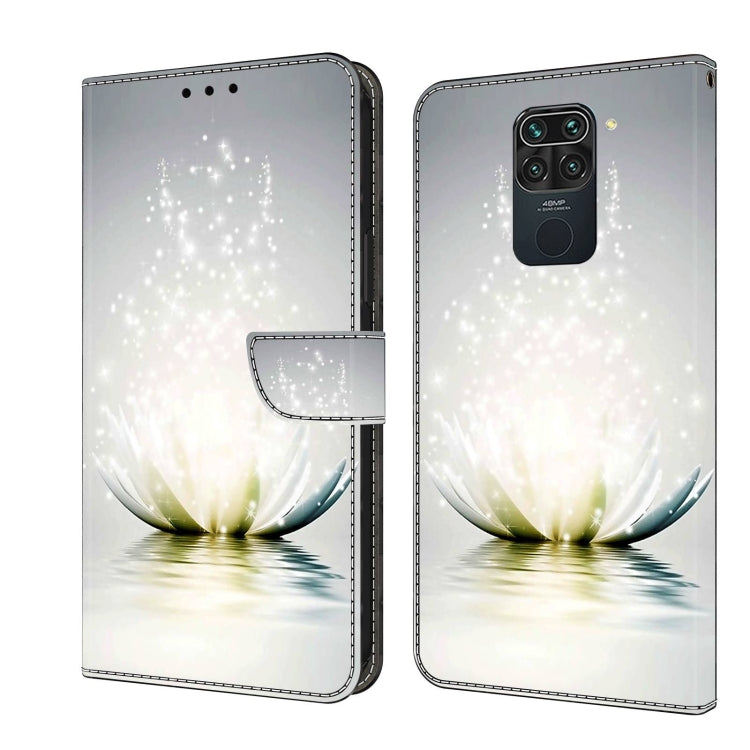 Custodia per telefono in pelle protettiva antiurto Crystal 3D, For Xiaomi Redmi Note 9