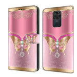 Custodia per telefono in pelle protettiva antiurto Crystal 3D, For Xiaomi Redmi Note 9