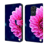 Custodia per telefono in pelle protettiva antiurto Crystal 3D, For Xiaomi Redmi Note 9
