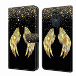Custodia per telefono in pelle protettiva antiurto Crystal 3D, For Xiaomi Redmi Note 9