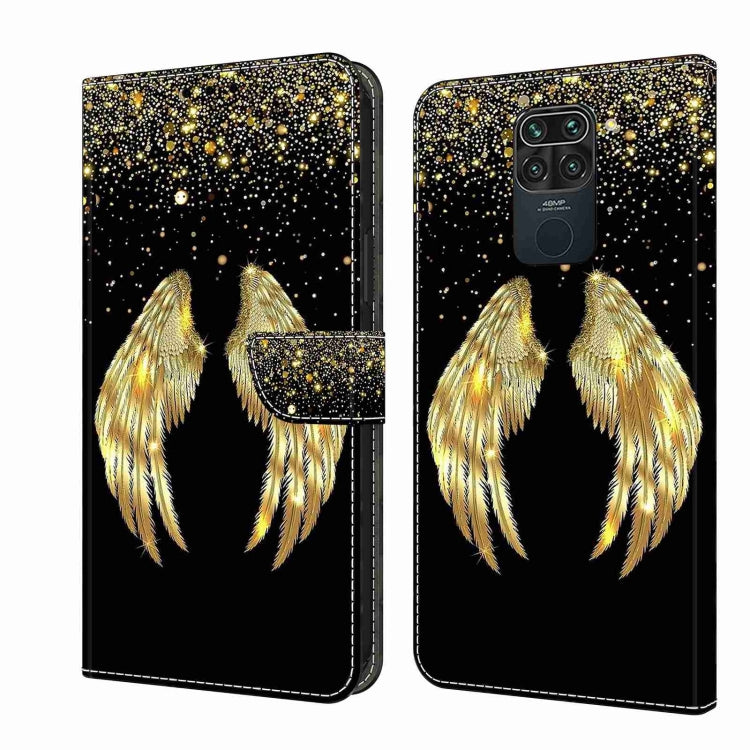 Custodia per telefono in pelle protettiva antiurto Crystal 3D, For Xiaomi Redmi Note 9