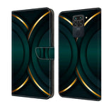 Custodia per telefono in pelle protettiva antiurto Crystal 3D, For Xiaomi Redmi Note 9