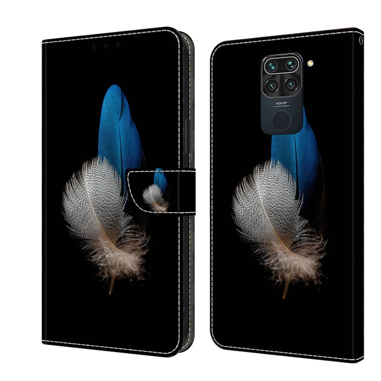Custodia per telefono in pelle protettiva antiurto Crystal 3D, For Xiaomi Redmi Note 9
