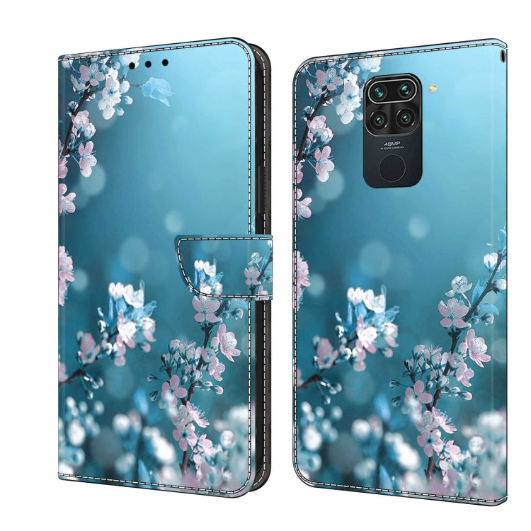 Custodia per telefono in pelle protettiva antiurto Crystal 3D, For Xiaomi Redmi Note 9