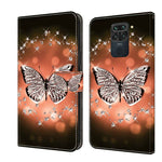 Custodia per telefono in pelle protettiva antiurto Crystal 3D, For Xiaomi Redmi Note 9