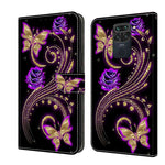 Custodia per telefono in pelle protettiva antiurto Crystal 3D, For Xiaomi Redmi Note 9