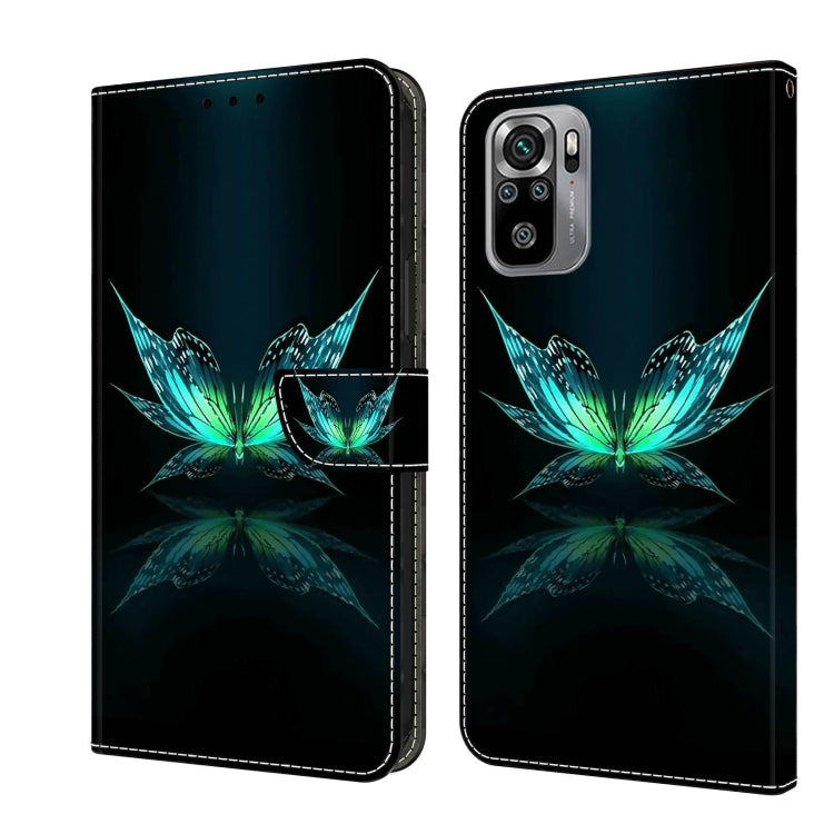 Custodia per telefono in pelle protettiva antiurto Crystal 3D, For Xiaomi Redmi Note 10 4G