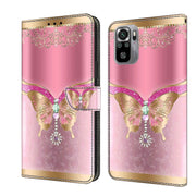 Custodia per telefono in pelle protettiva antiurto Crystal 3D, For Xiaomi Redmi Note 10 4G