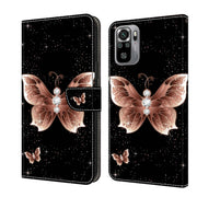 Custodia per telefono in pelle protettiva antiurto Crystal 3D, For Xiaomi Redmi Note 10 4G