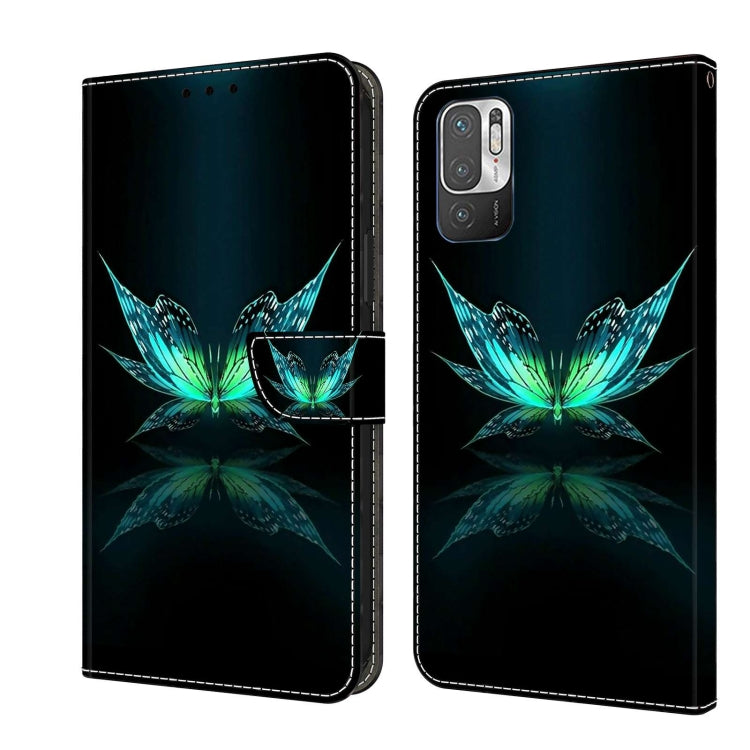 Custodia per telefono in pelle protettiva antiurto Crystal 3D, For Xiaomi Redmi Note 10 5G