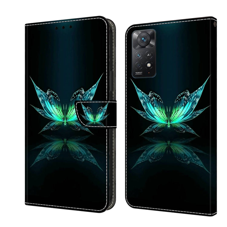 Custodia per telefono in pelle protettiva antiurto Crystal 3D, For Xiaomi Redmi Note 11 Pro 5G / 4G Global