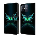 Custodia per telefono in pelle protettiva antiurto Crystal 3D, For Xiaomi Redmi 11A 4G / Redmi 12C Global