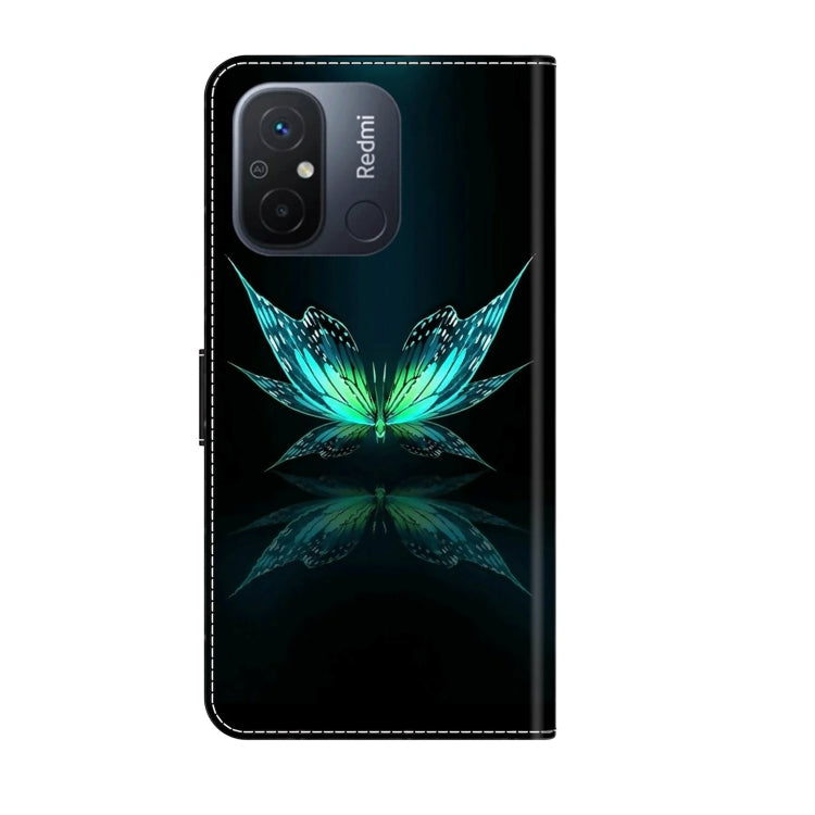 Custodia per telefono in pelle protettiva antiurto Crystal 3D, For Xiaomi Redmi 11A 4G / Redmi 12C Global