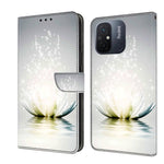 Custodia per telefono in pelle protettiva antiurto Crystal 3D, For Xiaomi Redmi 11A 4G / Redmi 12C Global
