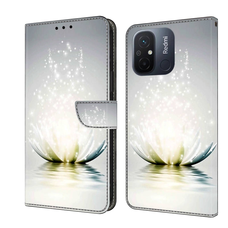 Custodia per telefono in pelle protettiva antiurto Crystal 3D, For Xiaomi Redmi 11A 4G / Redmi 12C Global