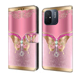 Custodia per telefono in pelle protettiva antiurto Crystal 3D, For Xiaomi Redmi 11A 4G / Redmi 12C Global
