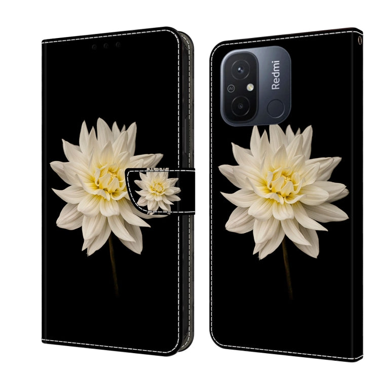 Custodia per telefono in pelle protettiva antiurto Crystal 3D, For Xiaomi Redmi 11A 4G / Redmi 12C Global