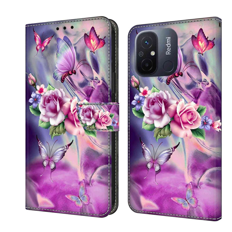 Custodia per telefono in pelle protettiva antiurto Crystal 3D, For Xiaomi Redmi 11A 4G / Redmi 12C Global