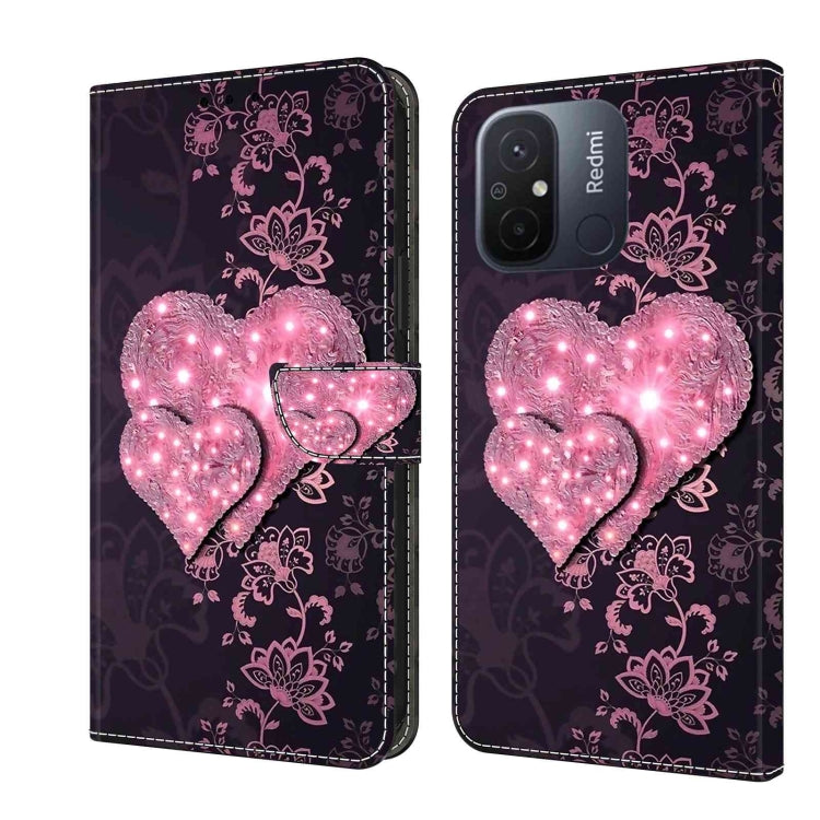 Custodia per telefono in pelle protettiva antiurto Crystal 3D, For Xiaomi Redmi 11A 4G / Redmi 12C Global