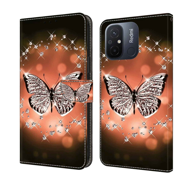 Custodia per telefono in pelle protettiva antiurto Crystal 3D, For Xiaomi Redmi 11A 4G / Redmi 12C Global