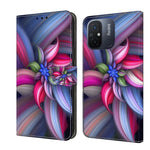 Custodia per telefono in pelle protettiva antiurto Crystal 3D, For Xiaomi Redmi 11A 4G / Redmi 12C Global