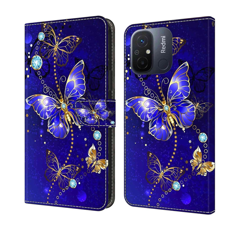 Custodia per telefono in pelle protettiva antiurto Crystal 3D, For Xiaomi Redmi 11A 4G / Redmi 12C Global