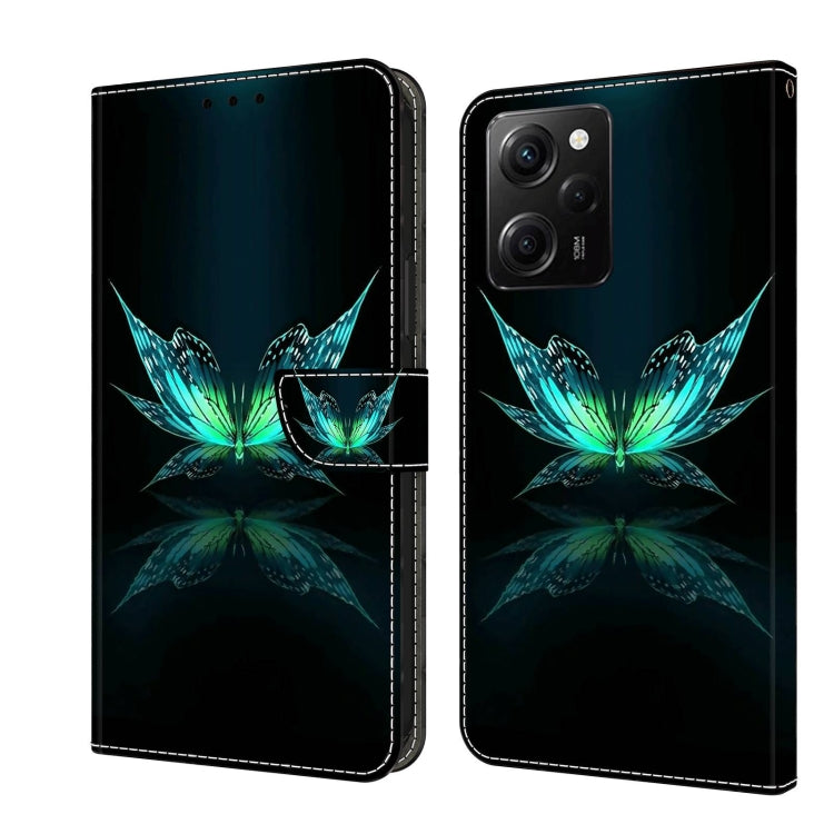 Custodia per telefono in pelle protettiva antiurto Crystal 3D, For Xiaomi Redmi Note 12 Pro Global