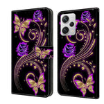 Custodia portafoglio in pelle per Xiaomi Redmi Note 12 Pro+