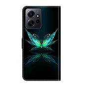 Custodia per telefono in pelle protettiva antiurto Crystal 3D, For Xiaomi Redmi Note 12 4G
