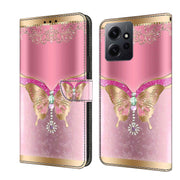 Custodia per telefono in pelle protettiva antiurto Crystal 3D, For Xiaomi Redmi Note 12 4G