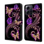 Custodia portafoglio in pelle per Xiaomi Redmi Note 12 4G