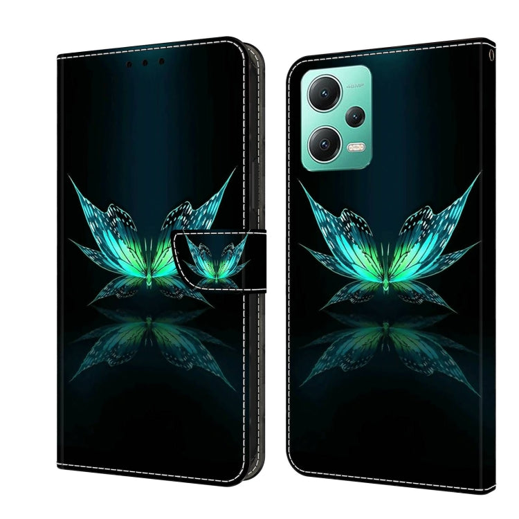 Custodia per telefono in pelle protettiva antiurto Crystal 3D, For Xiaomi Redmi Note 12 5G Global / Poco X5