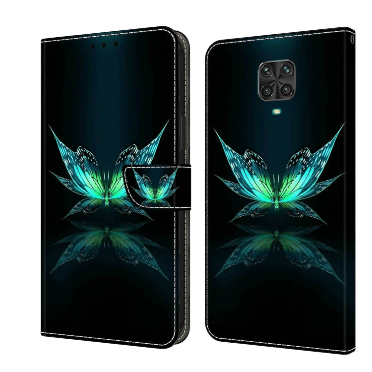 Custodia per telefono in pelle protettiva antiurto Crystal 3D, For Xiaomi Redmi Note 9 Pro