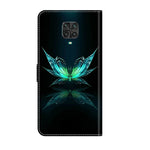 Custodia per telefono in pelle protettiva antiurto Crystal 3D, For Xiaomi Redmi Note 9 Pro
