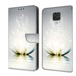 Custodia per telefono in pelle protettiva antiurto Crystal 3D, For Xiaomi Redmi Note 9 Pro