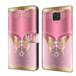 Custodia per telefono in pelle protettiva antiurto Crystal 3D, For Xiaomi Redmi Note 9 Pro