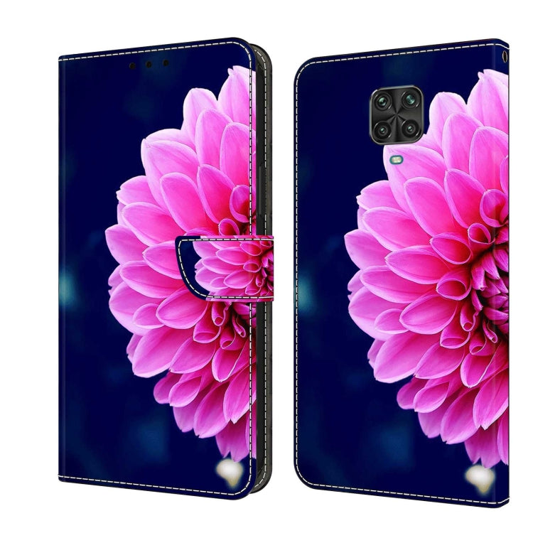 Custodia per telefono in pelle protettiva antiurto Crystal 3D, For Xiaomi Redmi Note 9 Pro