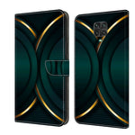 Custodia per telefono in pelle protettiva antiurto Crystal 3D, For Xiaomi Redmi Note 9 Pro