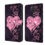 Custodia per telefono in pelle protettiva antiurto Crystal 3D, For Xiaomi Redmi Note 9 Pro