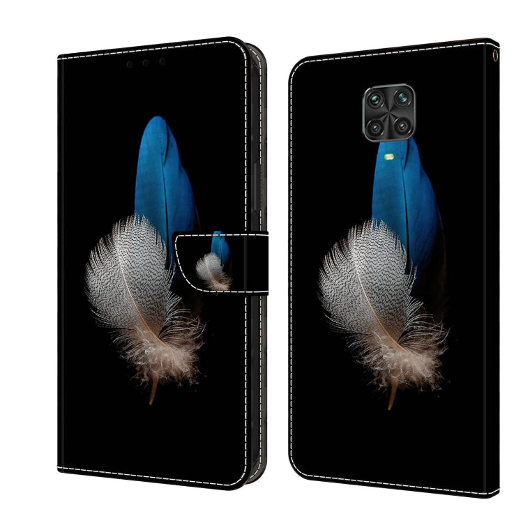 Custodia per telefono in pelle protettiva antiurto Crystal 3D, For Xiaomi Redmi Note 9 Pro